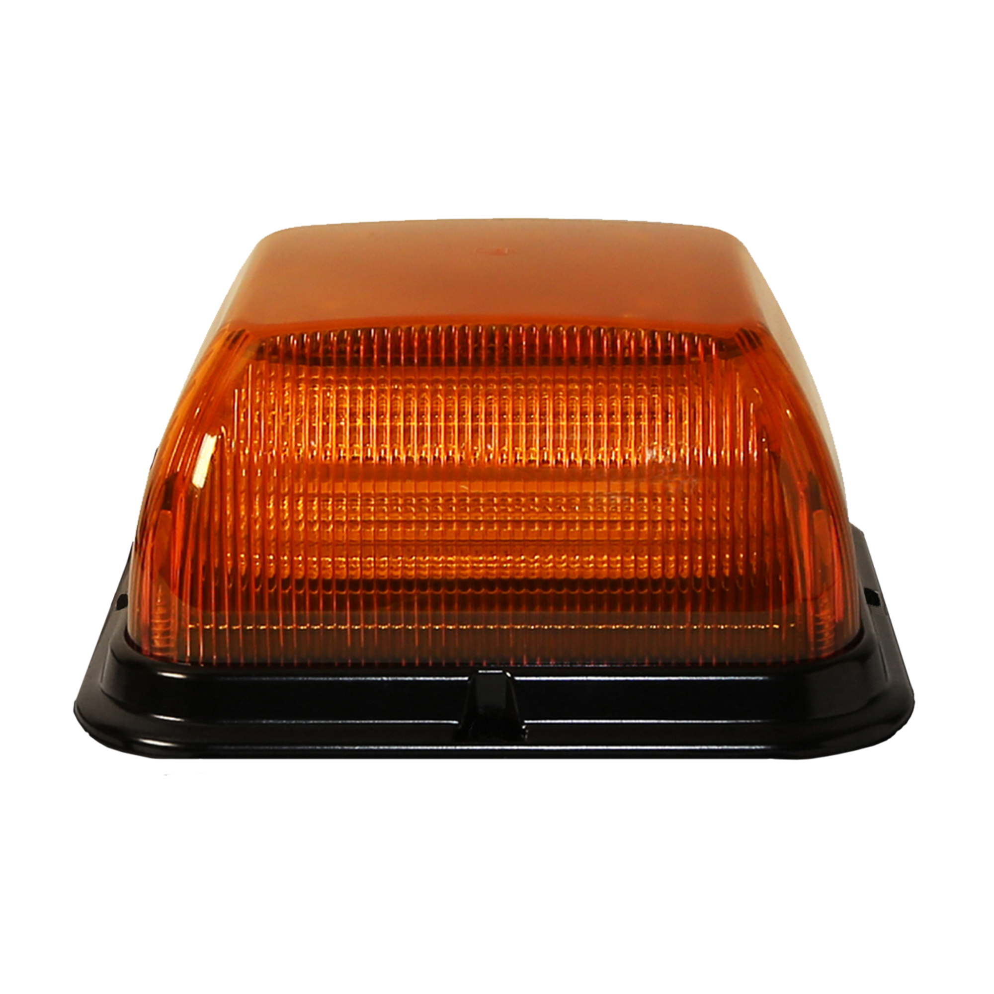 ECCO, LED Beacon: Square, low profile, 8 flash, amber, Light Type LED, Lens Color Amber, Included (qty.) 1 Model# EB7185AAA
